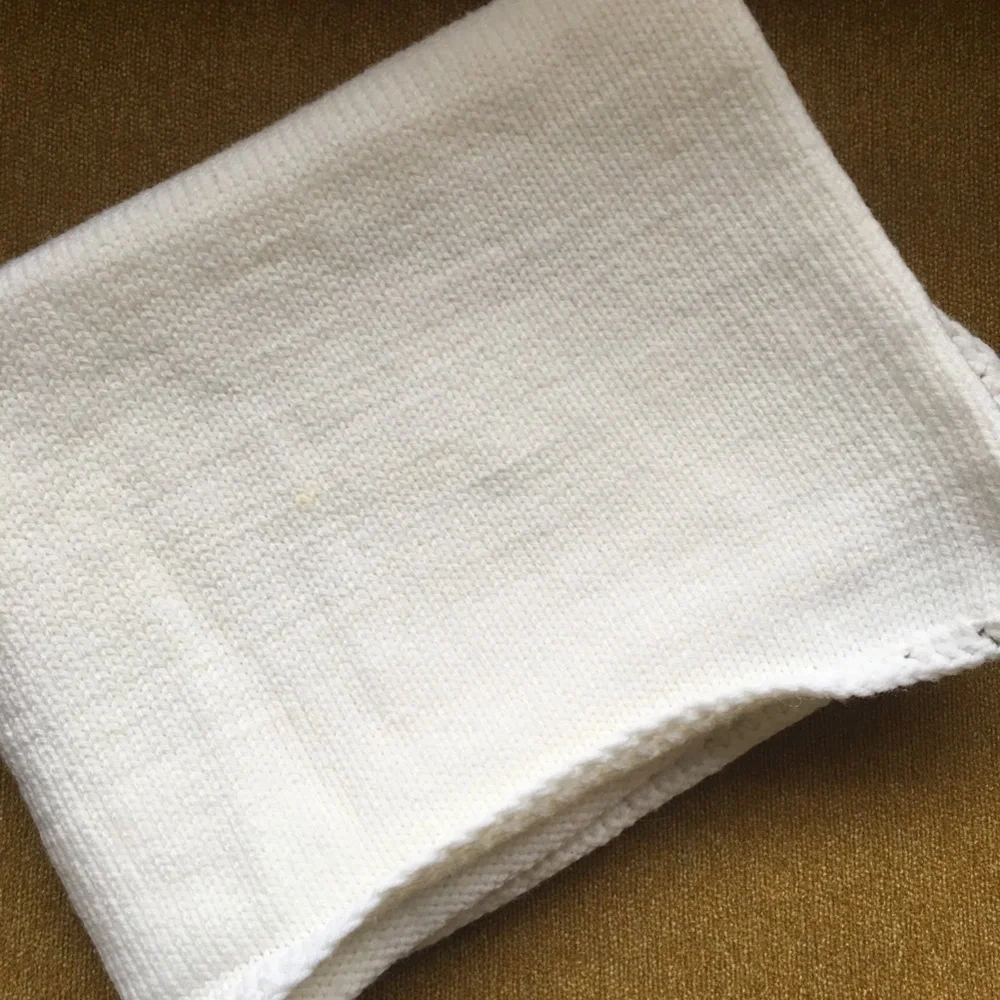 Beautiful Handmade white baby blanket